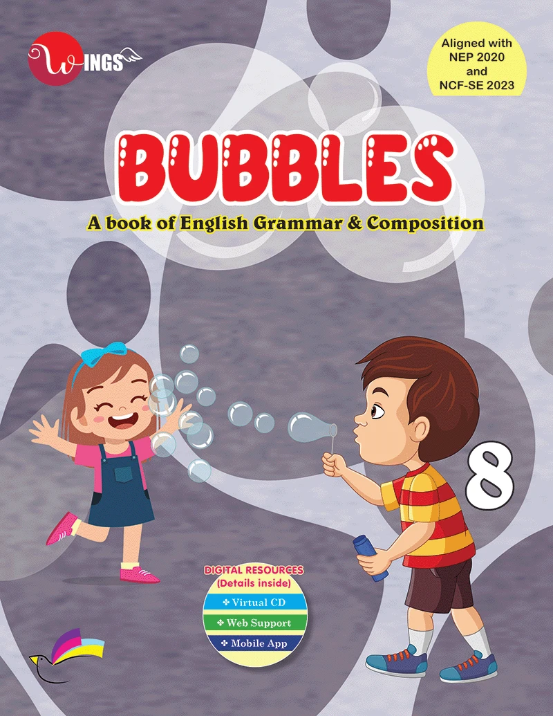 Wings Bubbles English Grammar-8